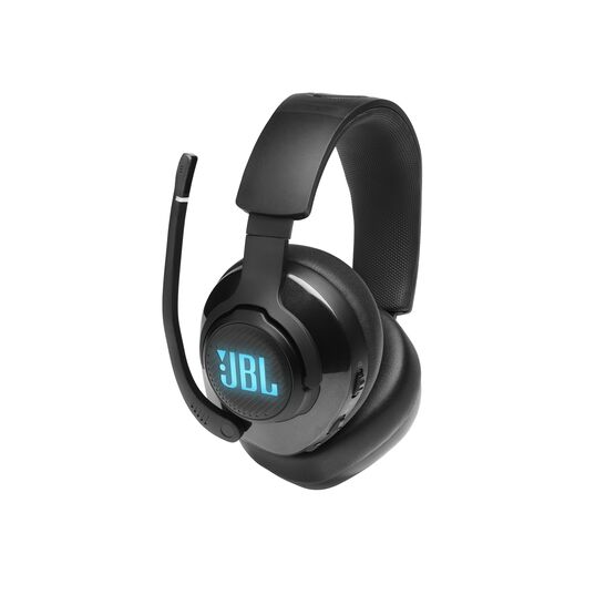 JBL Quantum 400 - Black - USB over-ear PC gaming headset with game-chat dial - Detailshot 2 JBL Quantum 400 - Black - USB over-ear PC gaming headset with game-chat dial - Detailshot 2